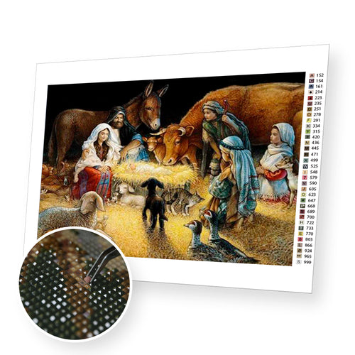 Christmas premium diamond painting kit for adults