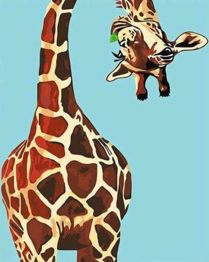 Une girafe curieuse