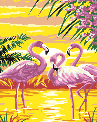 Flamingos brillants