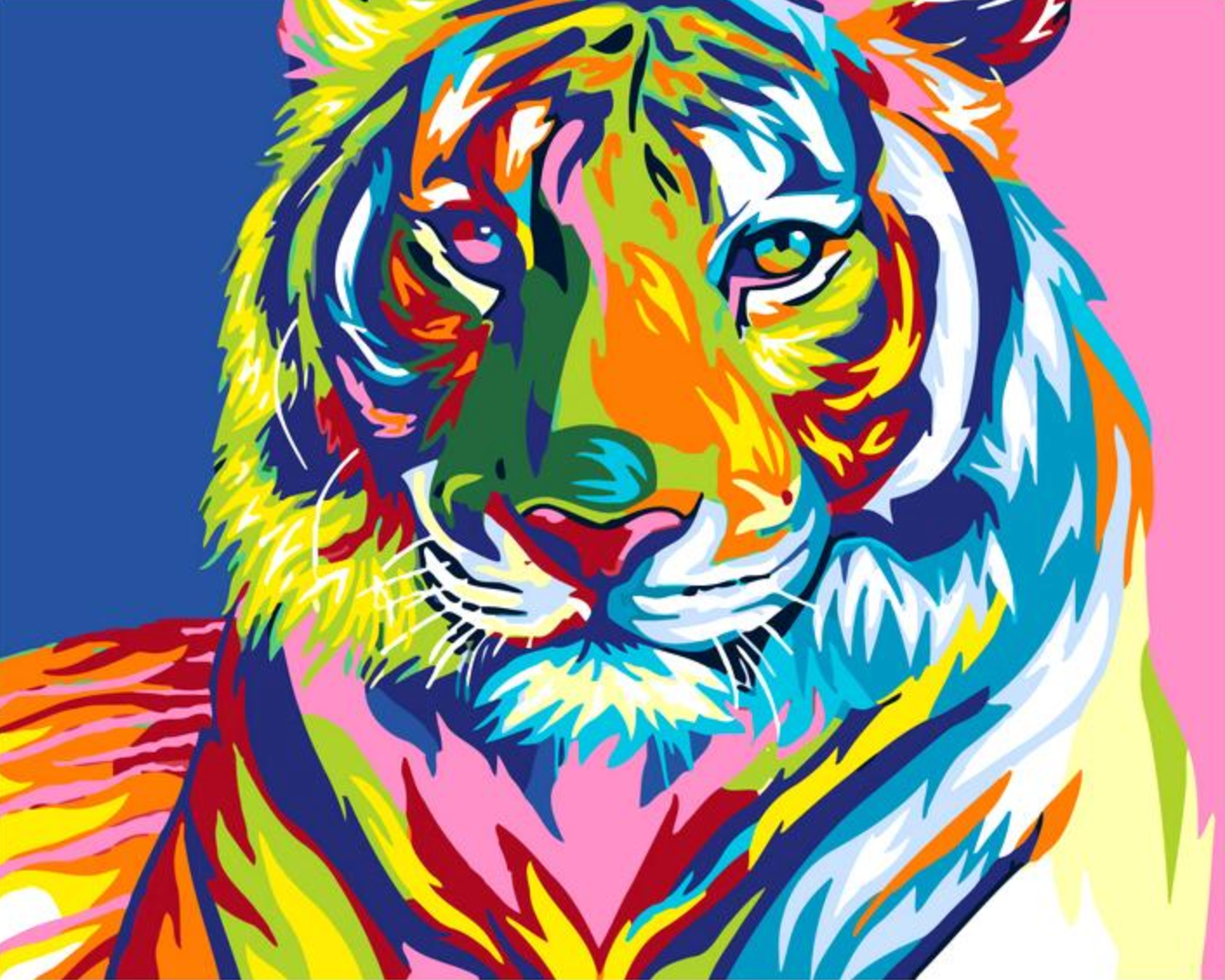 Tigre coloré