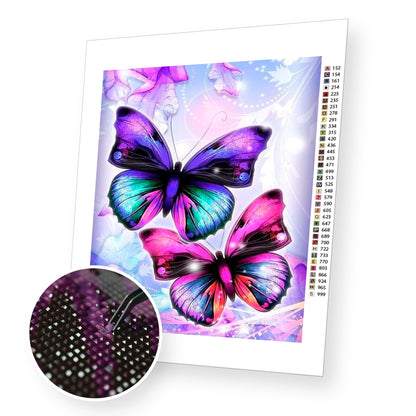 Butterflies premium diamond painting kit for adults