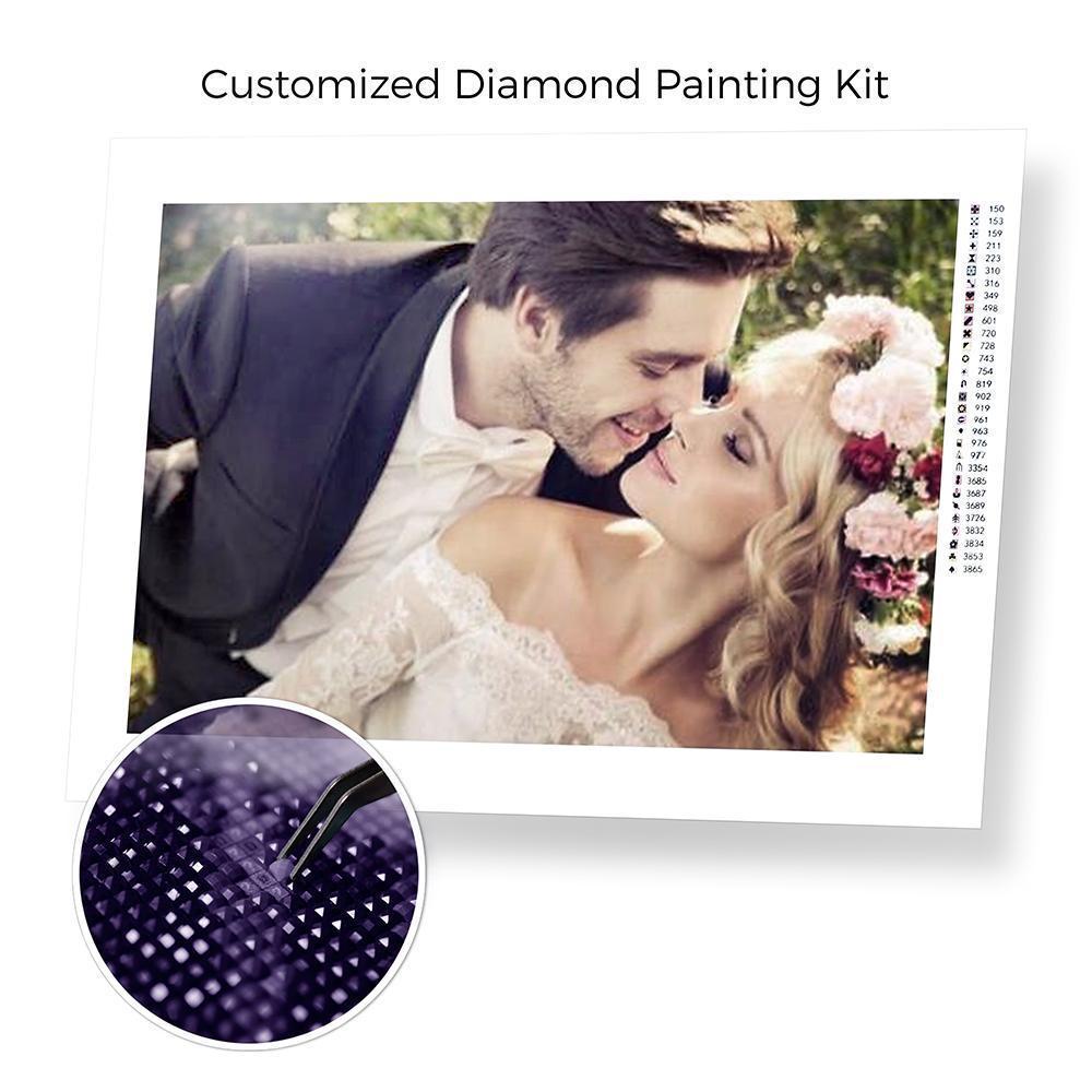Kit de peinture de diamant personnalisé avec votre propre photo –  bemyhobbystore