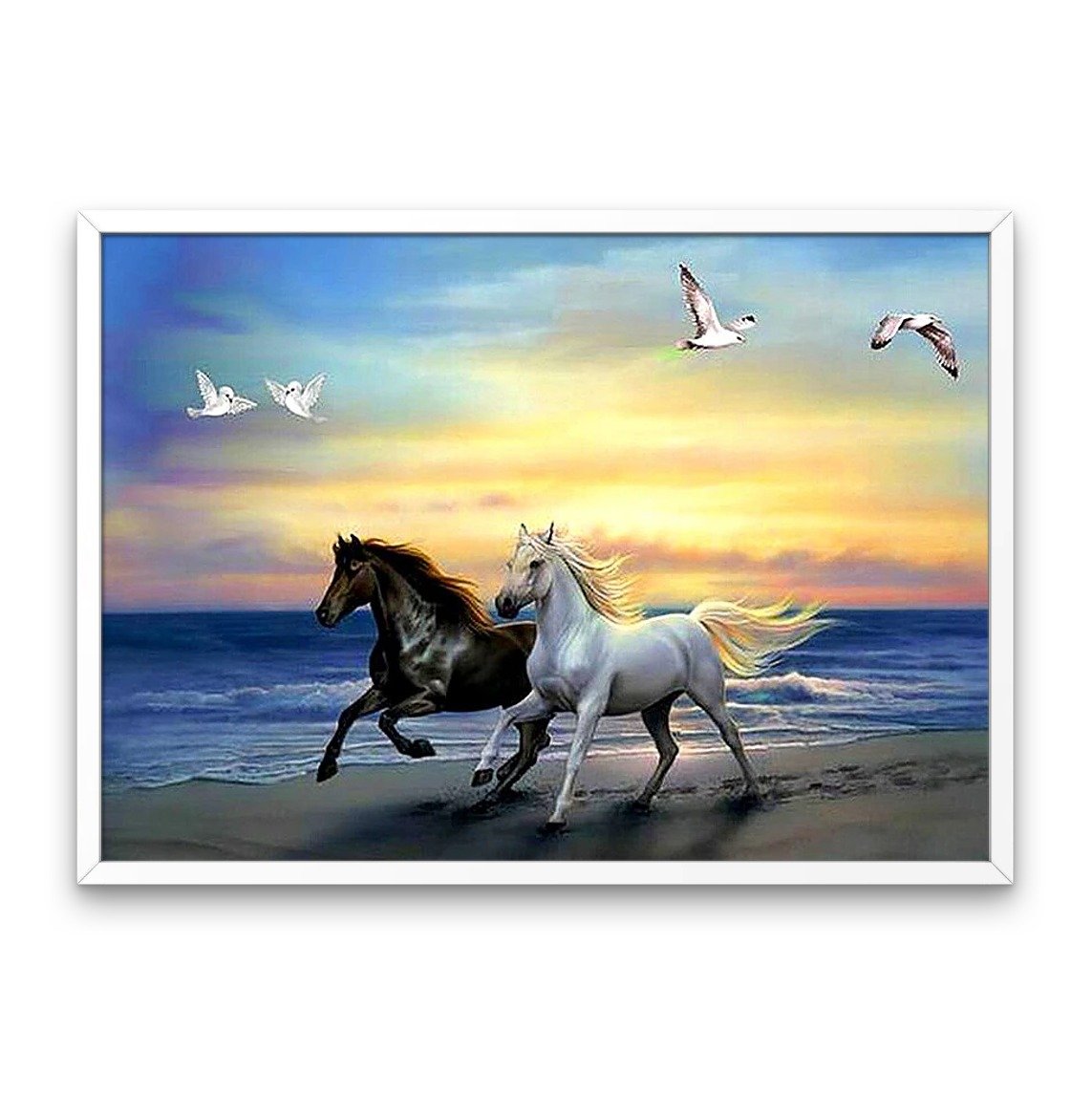 Chevaux sur la plage