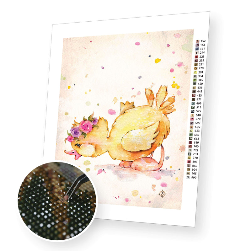 Sweet Duck premium diamond painting kit for adults