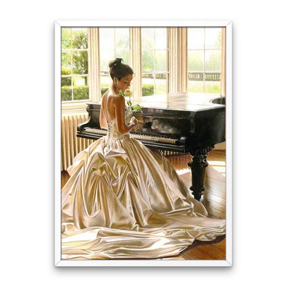 Femme jouant du piano