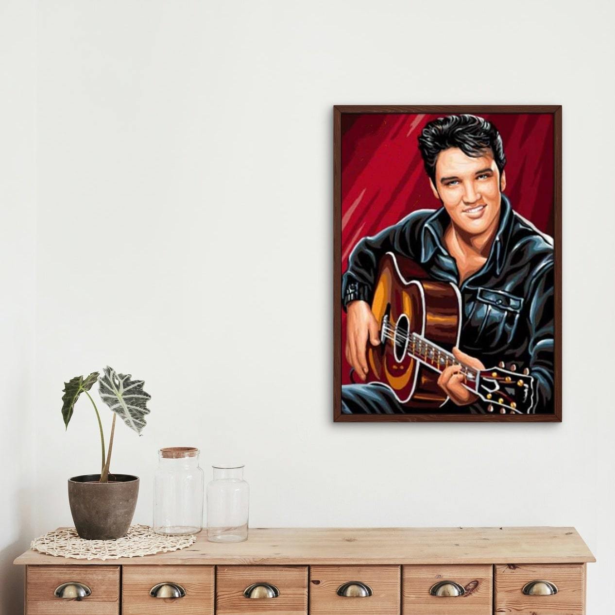 Elvis avec guitare